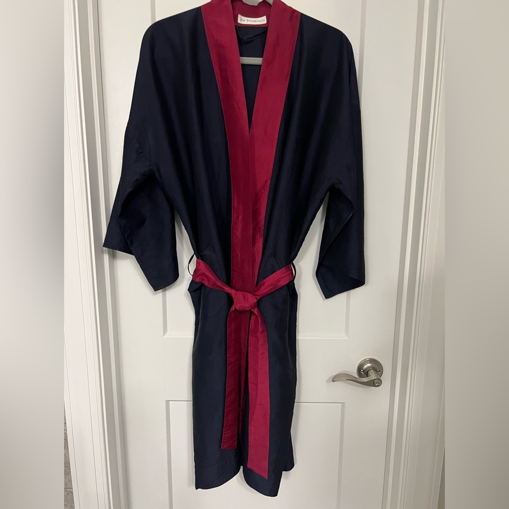 Jim Thompson THAI SILK kimono robe